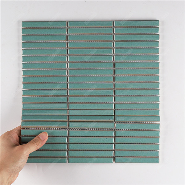 Foshan Company X Mm Turquoise Glazed Porcelain Kit Kat Tile Ceramic