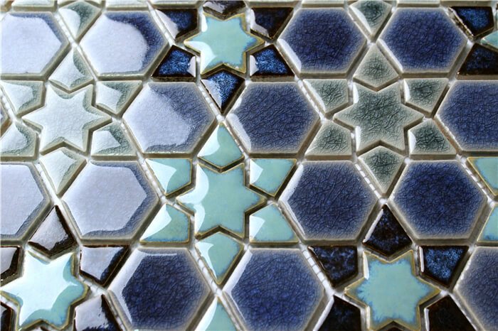 gradient blue star mosaic tile for swimming pool and interior design wall.jpg