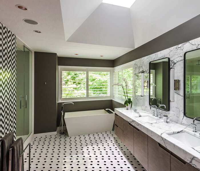 bathroom using glazed ceramic hexagon mosaic tile .jpg