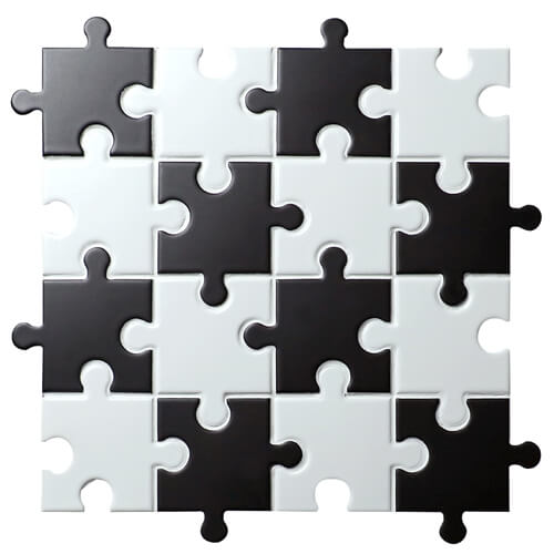 interesting black white puzzle design decorative mosaic tile.jpg