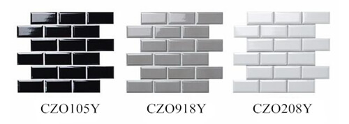 three color options of brickbond subway mosaic tile.jpg