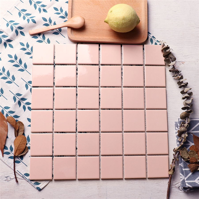 48mm Pink series mosaic tile