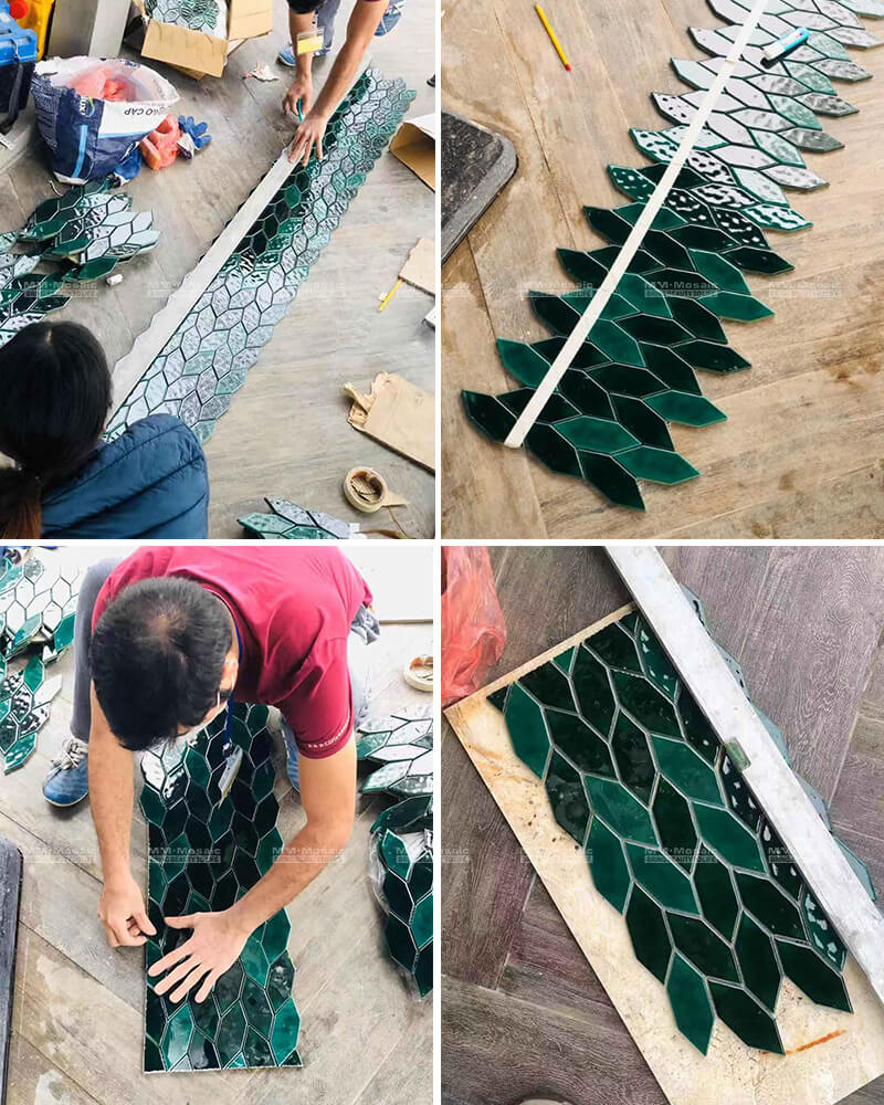 tile installation process