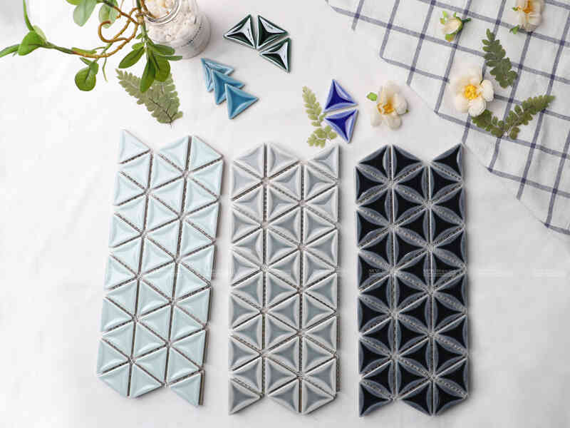 triangle tile for home decor