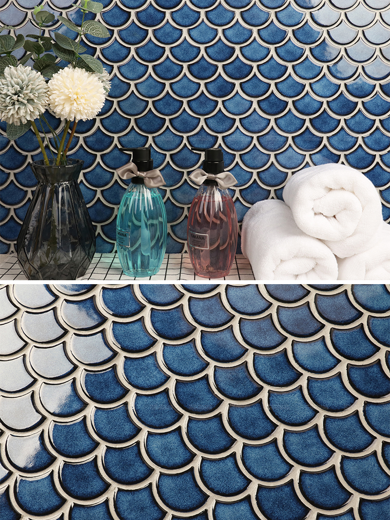 blue fish scale wholesale tiles suppliers
