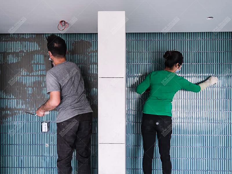 install wall tiles