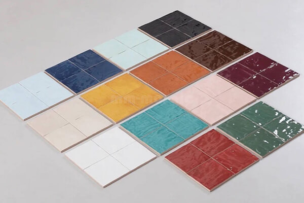 handmade glazed tile