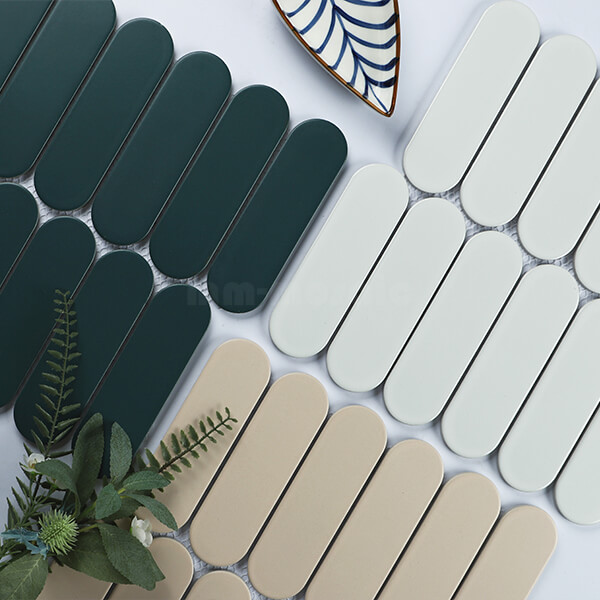 oval mosaic tile supply from foshan factory
