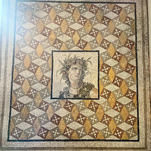 mosaic floor panel