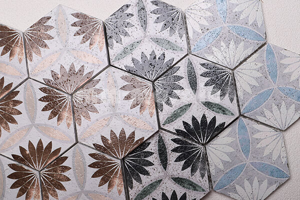 hexagon pattern tile