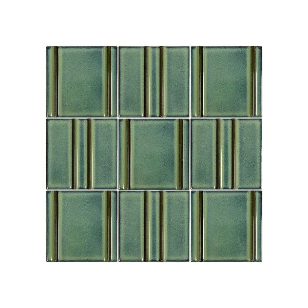 150*150mm Moulding Square Glazed Porcelain Mosaic Tile RGL3701.jpg