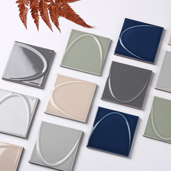 100x100mm Creative 3D Oval Wall Porcelain Mosaic Tile NGF3701.jpg