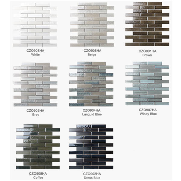 European rectangular stacked ceramic tiles supply kitchen splash back ...