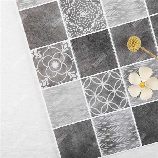 Foshan Factory PVC Square Moroccan Peel And Stick Mosaic Tiles for