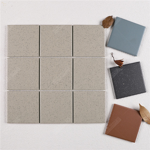 Wholesale 4x4 Inch Unglazed Full Body Ceramic White Speckle Square ...