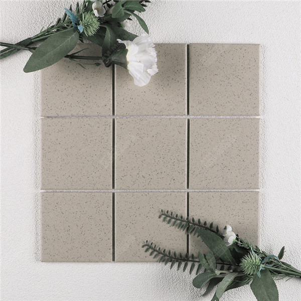 Wholesale 4x4 Inch Unglazed Full Body Ceramic White Speckle Square ...